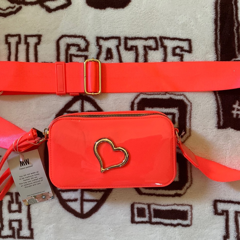 Orange Crossbody Bag